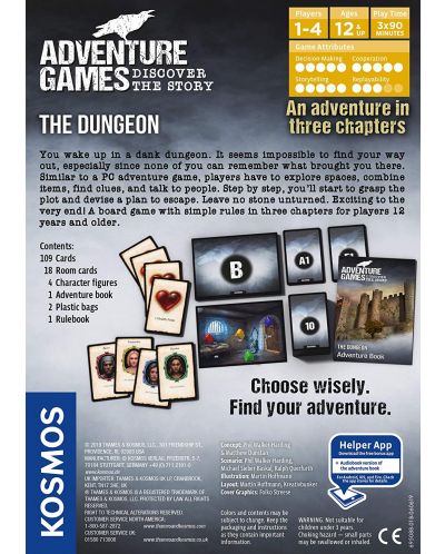 Επιτραπέζιο παιχνίδι Adventure Games - The Dungeon - οικογενειακό - 3