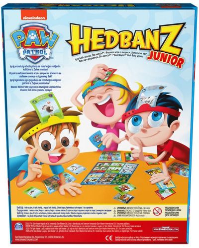 Επιτραπέζιο παιχνίδι Spin Master Paw Patrol Hedbanz Junior - παιδικό - 2