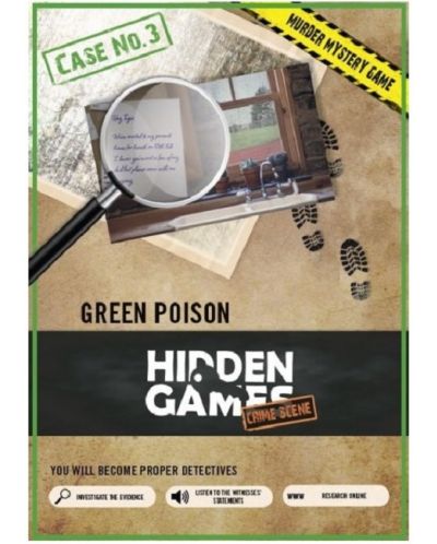 Επιτραπέζιο παιχνίδι Hidden Games Crime Scene: Green Poison - Συνεταιρισμός - 1