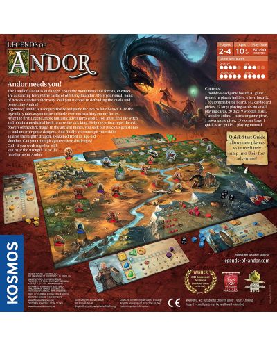 Επιτραπέζιο παιχνίδι Legends of Andor - οικογενειακό - 3