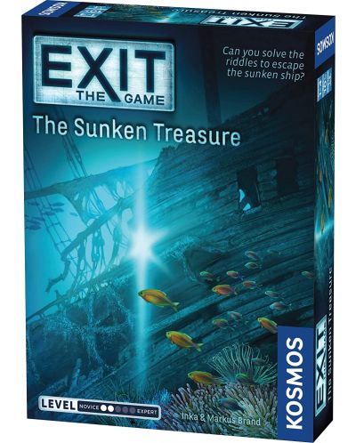 Επιτραπέζιο παιχνίδι Exit: The Sunken Treasure - οικογενειακό - 1