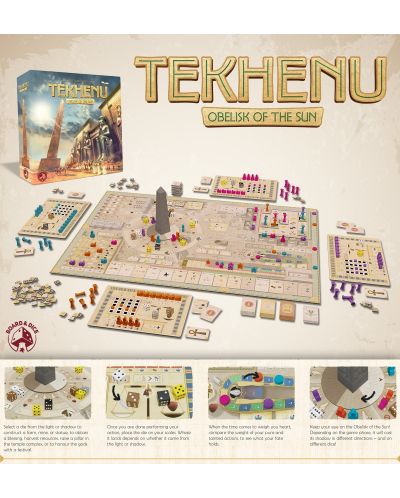 Επιτραπέζιο παιχνίδι Tekhenu: Obelisk of the Sun - στρατηγικό - 2