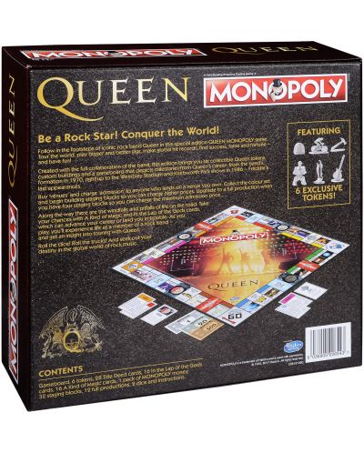 Επιτραπέζιο παιχνίδι  Hasbro Monopoly - Queen - 2