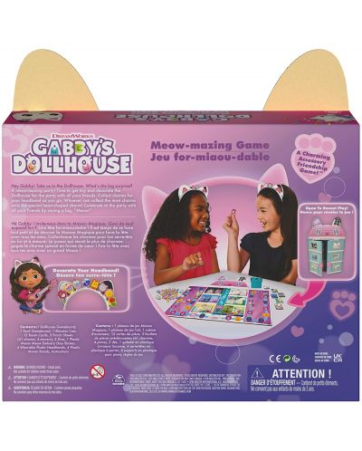 Επιτραπέζιο παιχνίδι Gabby's Dollhouse - παιδικό - 7