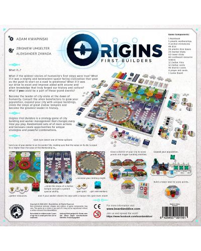 Επιτραπέζιο παιχνίδι Origins: First Builders - στρατηγικό - 2