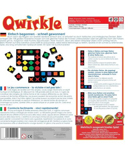 Επιτραπέζιο παιχνίδι Qwirkle - οικογένεια - 2