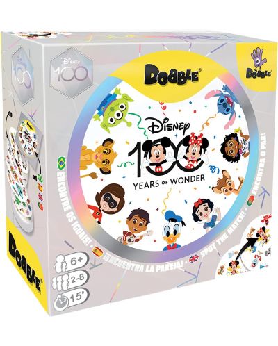 Επιτραπέζιο παιχνίδι Dobble: Disney 100th Anniversary - παιδικό - 1