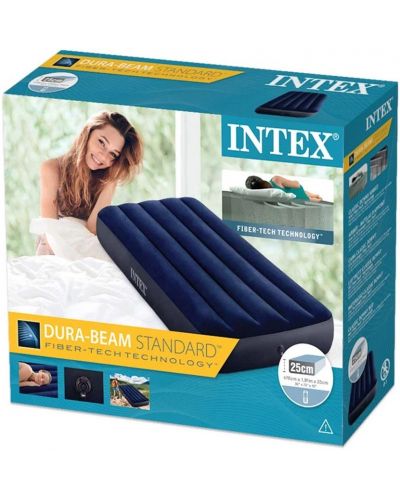 Φουσκωτό στρώμα Intex - Classic Downy, 76 х 191 х 25 cm - 4