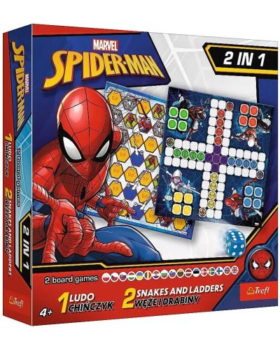 Επιτραπέζιο παιχνίδι  2 σε 1  Spider-Man (Ludo/Snakes and Ladders) - παιδικό - 1