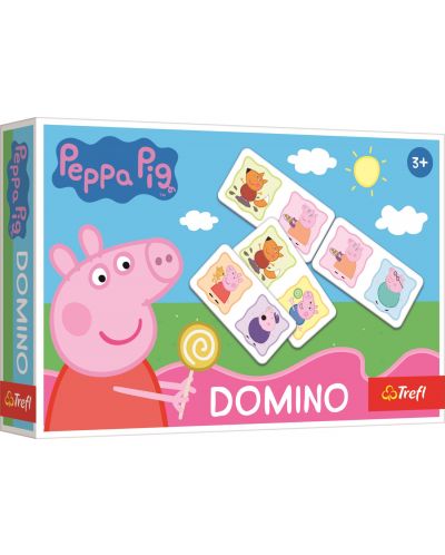 Επιτραπέζιο παιχνίδι Domino mini: Peppa Pig - Παιδικό  - 1