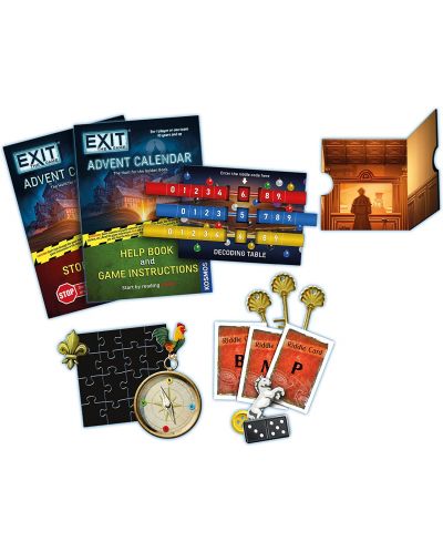 Επιτραπέζιο παιχνίδι EXiT Advent Calendar: The Hunt for the Golden Book - συνεταιρισμός - 5