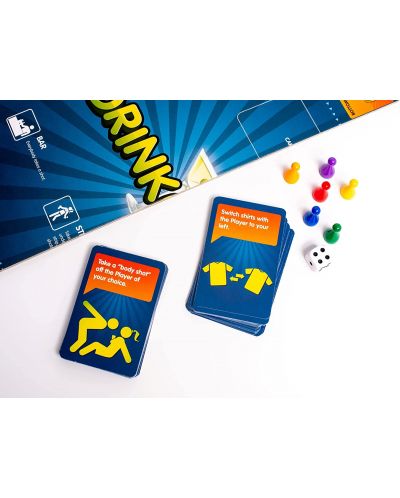 Επιτραπέζιο παιχνίδι Drinkopoly - πάρτι - 5