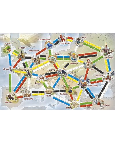 Επιτραπέζιο παιχνίδι Ticket to Ride: First Journey (Europe) - παιδικό  - 4