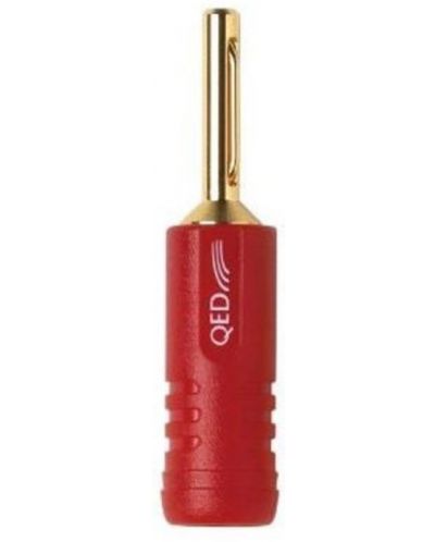 Υποδοχή QED - Banana 4mm, κόκκινο - 1