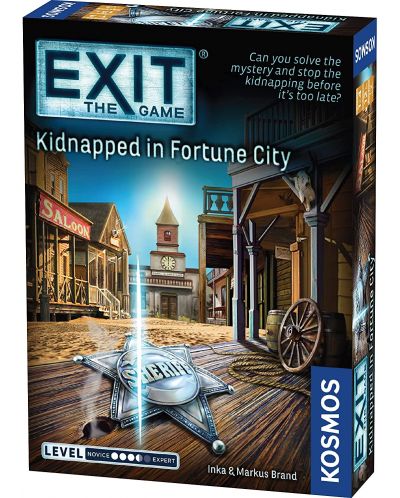 Επιτραπέζιο παιχνίδι Exit: Kidnapped in Fortune City - οικογενειακό - 1