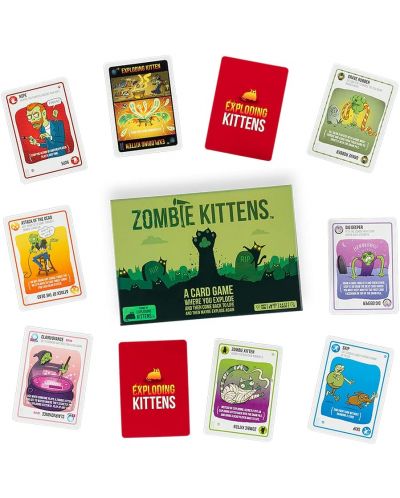 Επιτραπέζιο παιχνίδι Zombie Kittens - πάρτι - 4