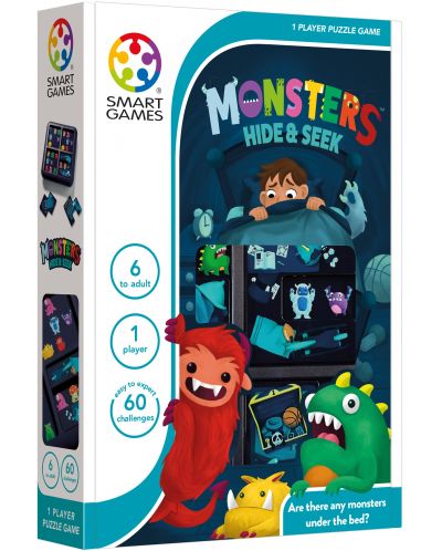 Επιτραπέζιο παιχνίδι Smart Games - Monsters Hide & Seek - 1