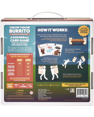 Επιτραπέζιο παιχνίδι Throw Throw Burrito: Extreme Outdoor Edition - πάρτυ - 2