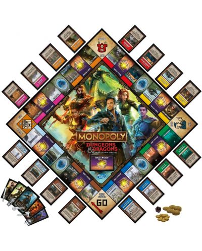 Επιτραπέζιο παιχνίδι Monopoly Dungeons & Dragons: Honor Among Thieves (English Version) - 4