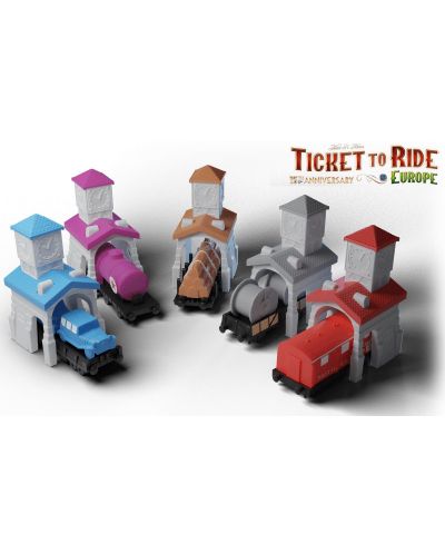 Επιτραπέζιο παιχνίδι Ticket to Ride - Europe (15th Anniversary Edition) - 4
