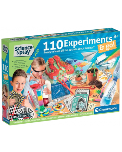 Επιστημονικό σετ Clementoni Science & Play -Επιστημονικό εργαστήριο, 110 πειράματα - 1