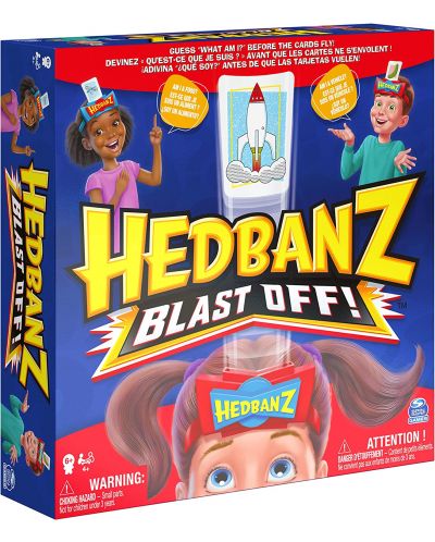 Επιτραπέζιο παιχνίδι Spin Master - Hedbanz Blast off - 1