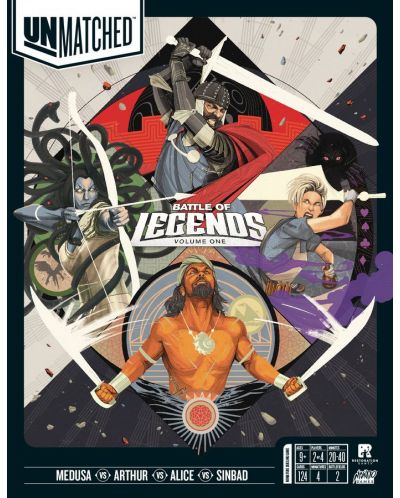Επιτραπέζιο παιχνίδι Unmatched: Battle of Legends, vol. 1 - 1