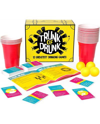 Επιτραπέζιο παιχνίδι Trunk of Drunk: 12 Greatest Drinking Games -πάρτι - 3