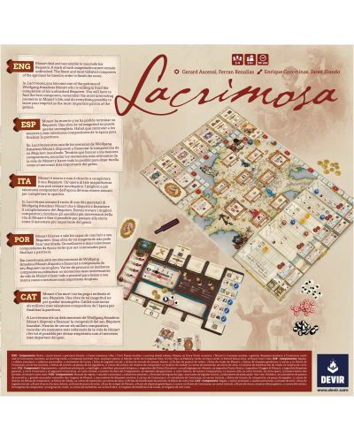 Επιτραπέζιο παιχνίδι Lacrimosa - στρατηγικό - 3
