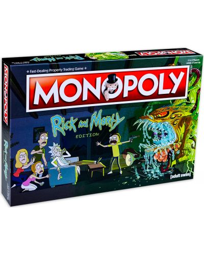 Επιτραπέζιο παιχνίδι Hasbro Monopoly - Rick and Morty Edition - 1