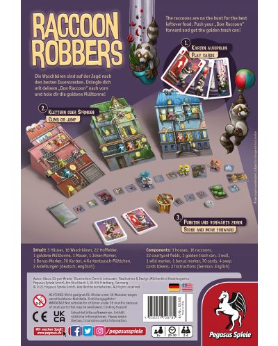 Επιτραπέζιο παιχνίδι Raccoon Robbers - οικογένεια - 2