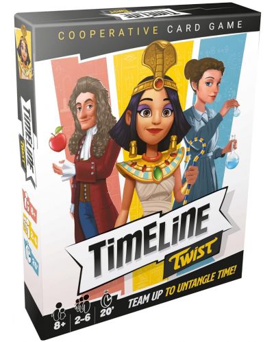 Επιτραπέζιο παιχνίδι  Timeline Twist - Συνεταιρικό - 1