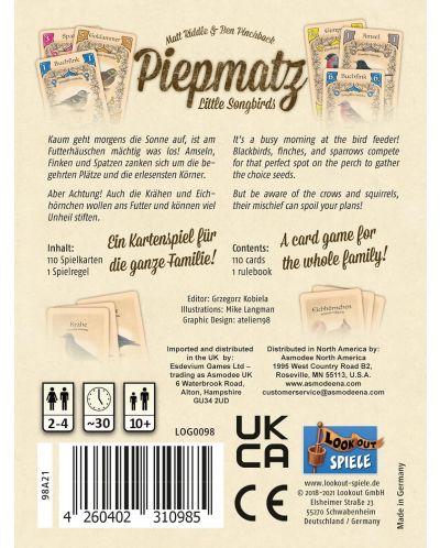Επιτραπέζιο παιχνίδι Piepmatz - Στρατηγικό  - 2