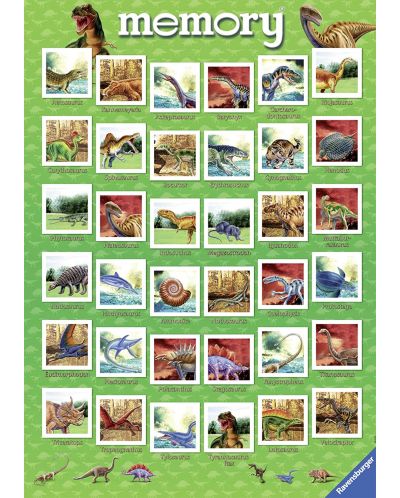 Επιτραπέζιο παιχνίδι Memory - Dinosaurs - 3