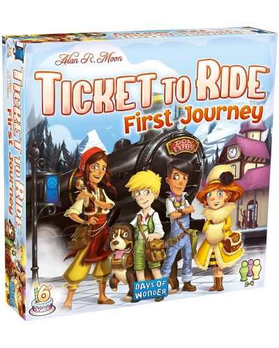 Επιτραπέζιο παιχνίδι Ticket to Ride: First Journey (Europe) - παιδικό  - 1
