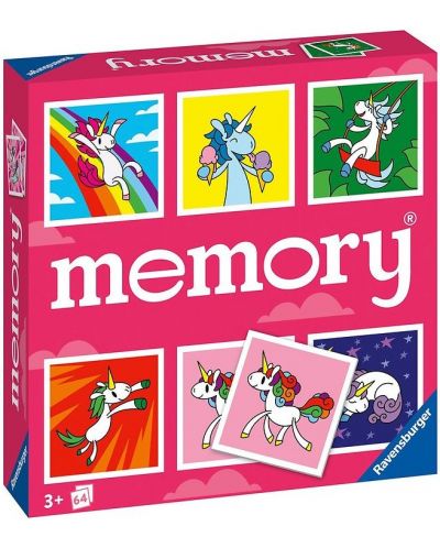 Επιτραπέζιο παιχνίδι Memory - Unicorns - 1