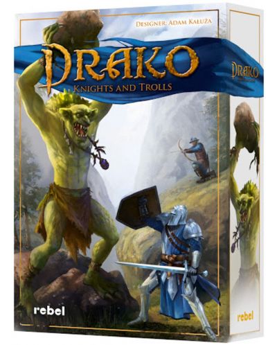 Επιτραπέζιο παιχνίδι για δύο Drako: Knights & Trolls - στρατηγικό - 1