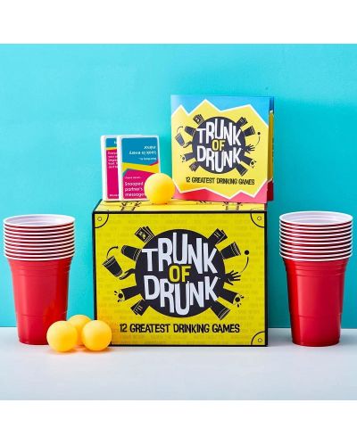 Επιτραπέζιο παιχνίδι Trunk of Drunk: 12 Greatest Drinking Games -πάρτι - 6