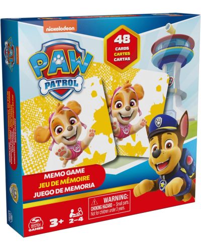 Επιτραπέζιο παιχνίδι Paw Patrol Memo Cards - παιδικό - 1