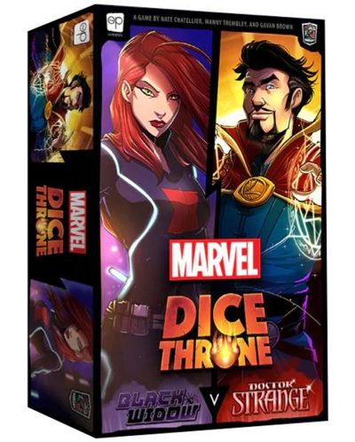 Επιτραπέζιο παιχνίδι για δύο Dice Throne: Marvel 2 Hero Box 2 - Black Widow vs Doctor Strange - 1