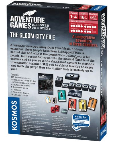 Επιτραπέζιο παιχνίδι Adventure Games: Gloom City -οικογενειακό  - 3