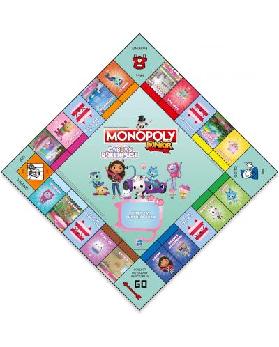 Επιτραπέζιο παιχνίδι Monopoly Junior: Gabby's Dollhouse - Παιδικό - 2