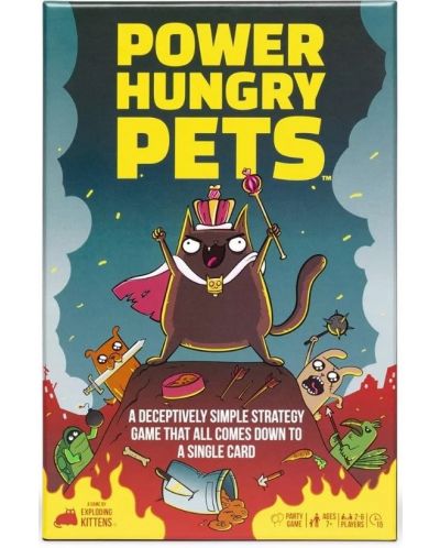 Επιτραπέζιο παιχνίδι Power Hungry Pets - Πάρτι  - 1