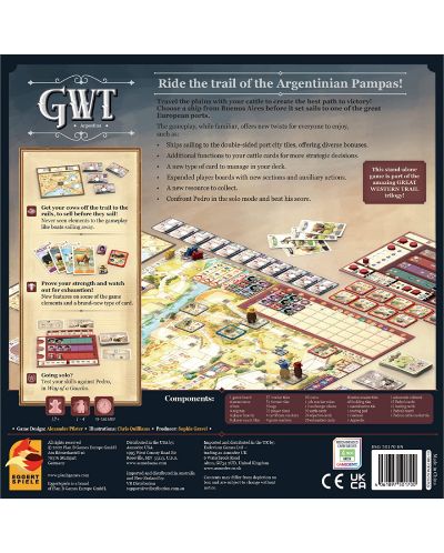 Επιτραπέζιο παιχνίδι Great Western Trail: Argentina -στρατηγικό - 2
