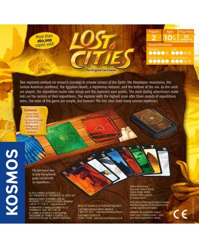 Επιτραπέζιο παιχνίδι Lost Cities: The Card Game - οικογενειακό - 3