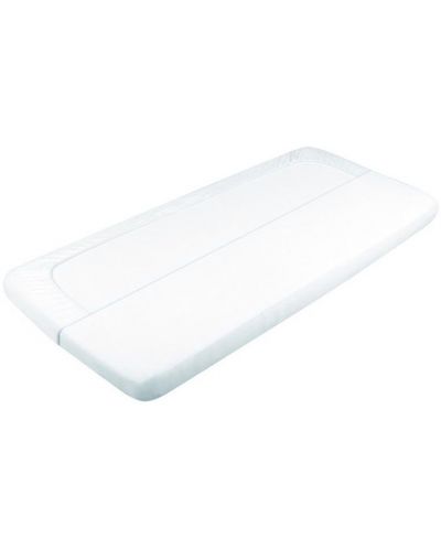 Αδιάβροχο σεντόνι με λάστιχοBaby Matex - Tencel, 60 х 120 cm, λευκό - 1