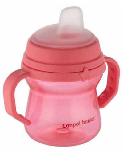 Κύπελλο που δεν χύνεται Canpol - 150  ml, ροζ - 4