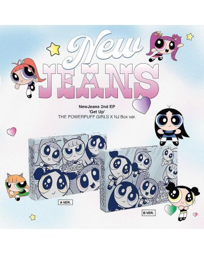 NewJeans - Get Up, The Powerpuff Girls X NJ Box, Version A (CD Box) - 2