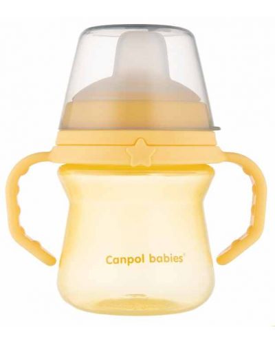 Κύπελλο που δεν χύνεται Canpol - 150  ml, κίτρινο - 1