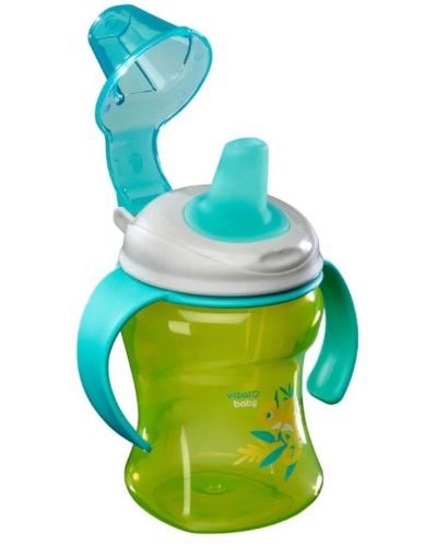 Κύπελλο που δεν χυθεί με λαβές Vital Baby - Πράσινο, 260 ml - 2